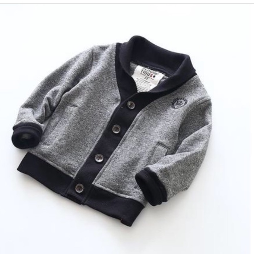 Truly scrumptious boys button up sweater